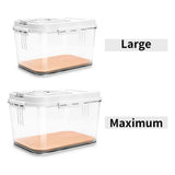 Humidor Transparent avec Bois de Cèdre, Hygromètre et Thermomètre Cigarloong