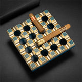 Ensemble d'Accessoires pour Fumeurs de Cigares, Coupe-Cigare de Bureau, Humidificateur, Briquets, Porte-Cendrier, 6 Pièces Cigarloong