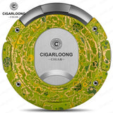 Coupe-Cigare Semi-Automatique en Acier Inoxydable Lisse, Double Face, Coupe Plate et en V Cigarloong