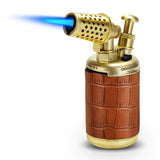 Briquet à Cigares 2 en 1 Multifonctionnel Coupe-Vent Portable Rétro avec Perceuse à Percussion Cigarloong