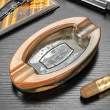 Cendrier à Cigares Multifonctionnel en Céramique, Grand Diamètre Cigarloong