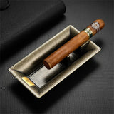 Cendrier Cigare Rétro de Luxe, Grand Calibre, Décoration Bureau à Domicile Cigarloong