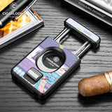 Ciseaux Coupe-Cigare Motif Serpent Grand Calibre Inox