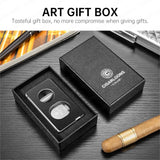 Coupe-Cigare Multifonctionnel 5 en 1, Coupe Plate en V, Porte-Cigare Caché Cigarloong