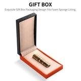 Perceuse à Cigare Portable avec Boîte de Luxe, Ciseaux Tranchants en Bronze, 2 Tailles Cigarloong