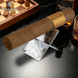 Support à Cigares Pliable en Métal, Design Sculpté Cigarloong