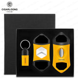 Coffret Coupe-Cigare 3 Pièces – Ciseaux et Perceuse