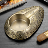 Ensemble de Trois Briquets Droits Coupe-Vent, Coupe-Cigare Tranchant, Cendrier Grand Calibre Cigarloong