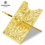 Support à Cigares Pliable en Métal, Design Sculpté Cigarloong