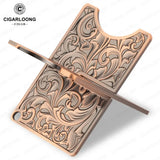 Support à Cigares Pliable en Métal, Design Sculpté Cigarloong