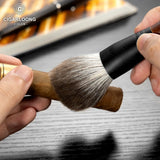 Brosse Soin Cigares Poils Renard - Cigarium™