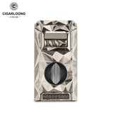 Allume-Cigare Gonflable Cinq en Un Diamant, Coupe-Vent, Perforateur à Ciseaux en V Cigarloong