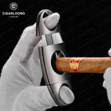 Coupe-Cigare à Coupe en V et Coupe Plate, Ciseaux Portables avec Boîte Cadeau Cigarloong