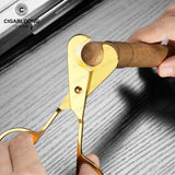 Ciseaux à Cigares, Lame Lisse, Acier Inoxydable, Outil Simple Portable Cigarloong