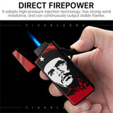 Ensemble Fumeur 2 Pièces : Briquet et Coupe-Cigare en Acier Inoxydable Cigarloong