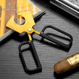 Coupe-Cigare Portable, Lame Acier Inoxydable, Étui en Cuir Cigarloong