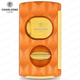 Cutter à Cigares Portable 4 en 1, Coupe en V, Support de Ciseaux, Perforateur Cigarloong
