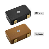 Humidor Portable à Main, Couvercle Rabattable, Style Rétro Créatif, Hygromètre Externe Cigarloong