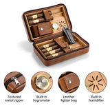 Humidor Cigarium briquet coupe-vent intégré