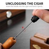 Aiguille à Cigare Multifonctionnelle 4 en 1 avec Perceuse et Fourchette Cigarloong
