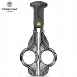 Coupe-Cigare Acier Inoxydable, Lame Lisse, Grand Calibre Cigarloong