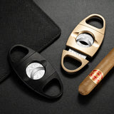 Coupe-Cigare Multifonction 2 en 1, Lame Tranchante Portable, Porte-Cigare Cigarloong