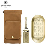 Ensemble Fumeur de Luxe, Sac Portable avec Briquet et Cendrier Cigarloong