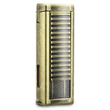 Coffret Cigares 2 Pièces : Briquet Coupe-Vent Flamme Droite et Coupe-Cigare en Alliage Affuté Cigarloong