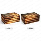 Humidor en Bois de Cèdre Style Rétro, Grande Capacité Cigarloong
