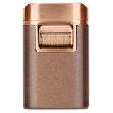Briquet à Cigare Métallique Coupe-Vent, Torche à Quatre Jets Cigarloong