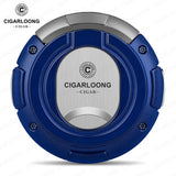Coupe-Cigare Semi-Automatique en Acier Inoxydable Lisse, Double Face, Coupe Plate et en V Cigarloong