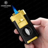 Briquet à Cigares 5 en 1 avec Aiguille Diamantée Cigarloong