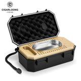 Humidificateur à Cigares Portable, Poignées Amovibles, Hygromètre, 10 Cigares Cigarloong