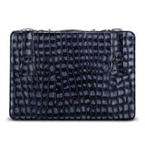 Étui Portable en Cuir Texture Crocodile, Pince à Cigare, Accessoire Homme Cigarloong