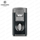 Briquet à Cigares 5 en 1 avec Aiguille Diamantée Cigarloong