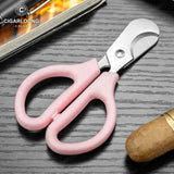 Ciseaux Coupe-Cigare Multicolore en Acier Inoxydable Cigarloong