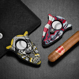 Ciseaux Coupe-Cigare à Motif Unique en Acier Inoxydable
