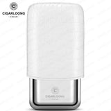 Étui à Cigares Portable, Humidor en Cuir de Vachette, Adapté 25mm de Diamètre Cigarloong