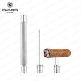 Aiguille à Cigare 2 en 1 avec Fourchette Intégrée, Portable et Élégante Cigarloong