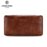 Boîte à Cigares de Voyage Portable en Cuir Étanche, Couverture Hydratante, Boîte Cadeau Cigarloong