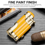 Briquet à Cigare Droit Portable, Coupe-Vent, Résistant à la Chaleur Cigarloong