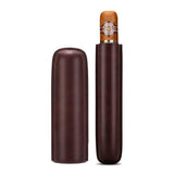 Étui cigares cuir portable, mini humidificateur de voyage, support tube unique Cigarloong