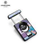 Ciseaux Coupe-Cigare Motif Serpent Grand Calibre Inox