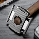 Allume-Cigare en Métal, Ensemble Coupe-Vent à Jet Droit, Lame Lisse, Coupe-Cigare, 2 Pièces Cigarloong