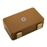 Humidor Portable à Main, Couvercle Rabattable, Style Rétro Créatif, Hygromètre Externe Cigarloong