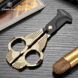 Coupe-Cigare Acier Inoxydable, Lame Lisse, Grand Calibre Cigarloong