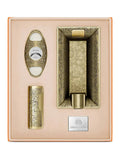Ensemble Briquet et Cendrier à Cigares, Coupe-Vent Droit, Style Rétro Cigarloong