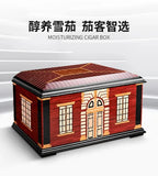 Humidor de Luxe en Bois de Cèdre à Zones Multiples