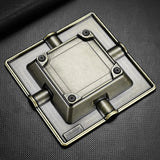 Cendrier à Cigares Grand Diamètre, Quatre Rainures, Style Rétro Bronze Cigarloong