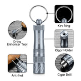 Ciseaux à Cigares Multifonctionnels en Acier Inoxydable, Aiguille à Cigares Dissimulée Cigarloong
